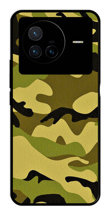 Army Pattern Metal Mobile Case for Vivo X80