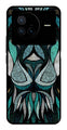 Lion Pattern Metal Mobile Case for Vivo X80   (Design No -40)