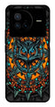 Owl Pattern Metal Mobile Case for Vivo X80   (Design No -42)