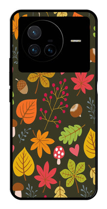 Leaves Design Metal Mobile Case for Vivo X80