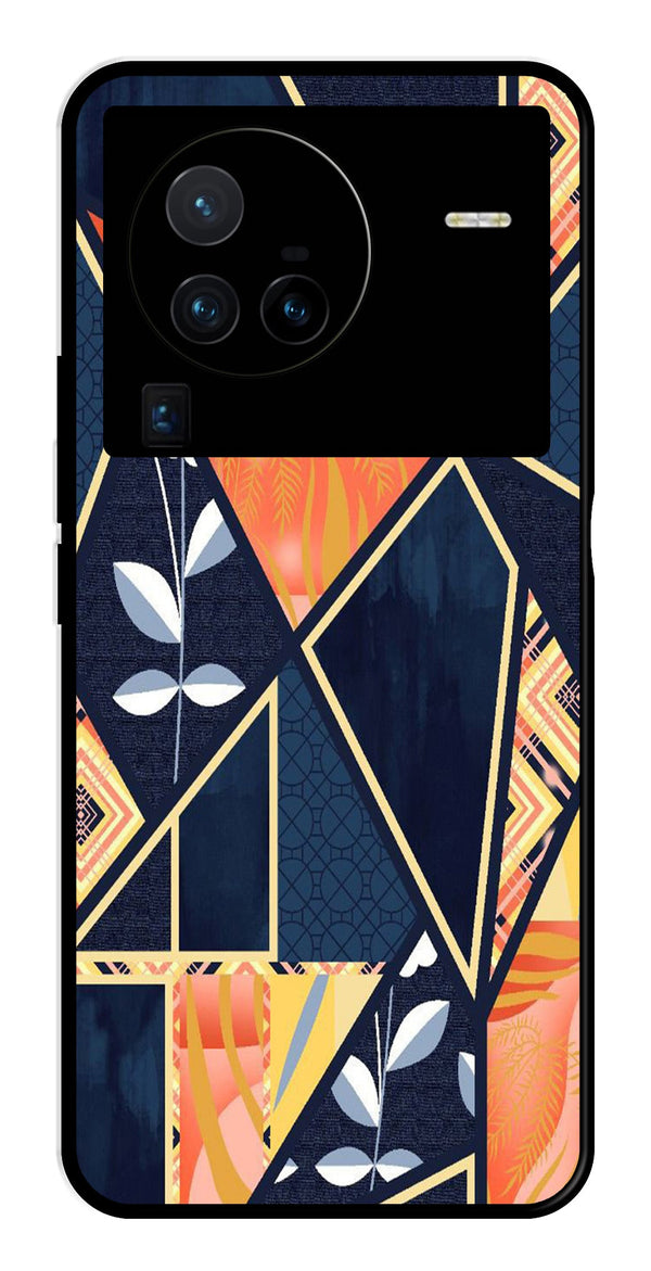 Marble Design Metal Mobile Case for Vivo X80 Pro   (Design No -07)