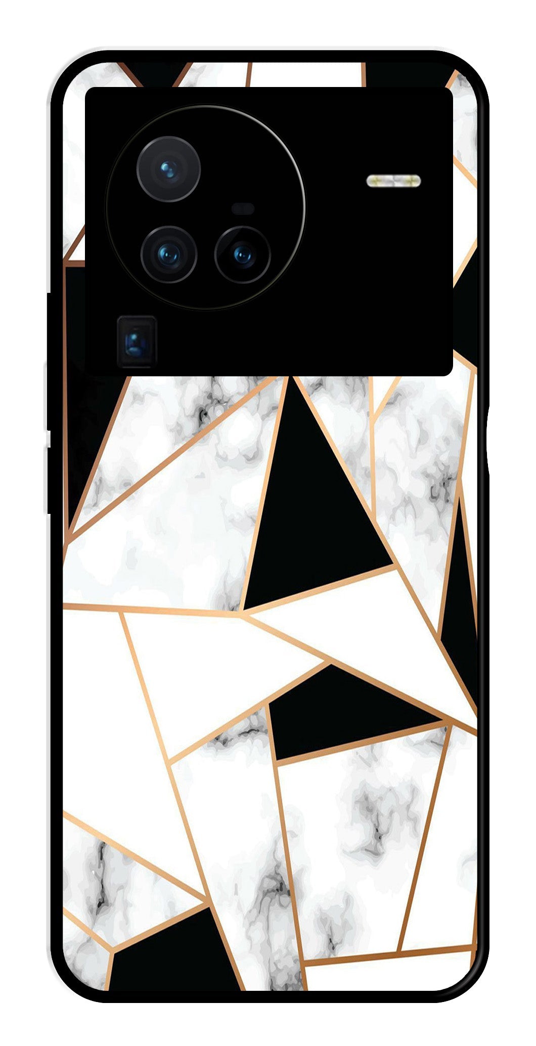 Marble Design2 Metal Mobile Case for Vivo X80 Pro   (Design No -08)