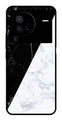 Black White Marble Design Metal Mobile Case for Vivo X80 Pro   (Design No -09)