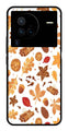 Autumn Leaf Metal Mobile Case for Vivo X80 Pro   (Design No -19)