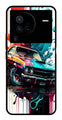 Vintage Car Metal Mobile Case for Vivo X80 Pro   (Design No -29)