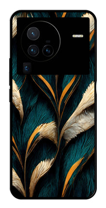 Feathers Metal Mobile Case for Vivo X80 Pro