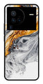 Marble Pattern Metal Mobile Case for Vivo X80 Pro   (Design No -36)