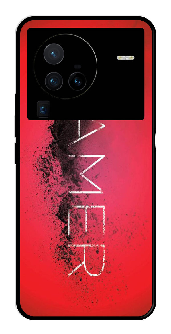 Gamer Pattern Metal Mobile Case for Vivo X80 Pro   (Design No -41)
