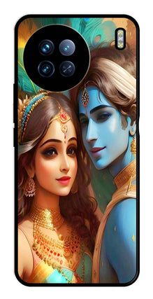 Lord Radha Krishna Metal Mobile Case for Vivo X90 Pro