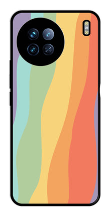 Muted Rainbow Metal Mobile Case for Vivo X90 Pro