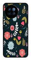 Floral Pattern2 Metal Mobile Case for Vivo X90   (Design No -12)