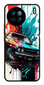 Vintage Car Metal Mobile Case for Vivo X90   (Design No -29)