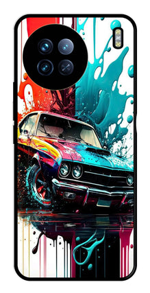 Vintage Car Metal Mobile Case for Vivo X90