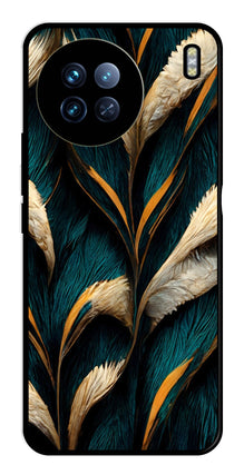 Feathers Metal Mobile Case for Vivo X90 Pro