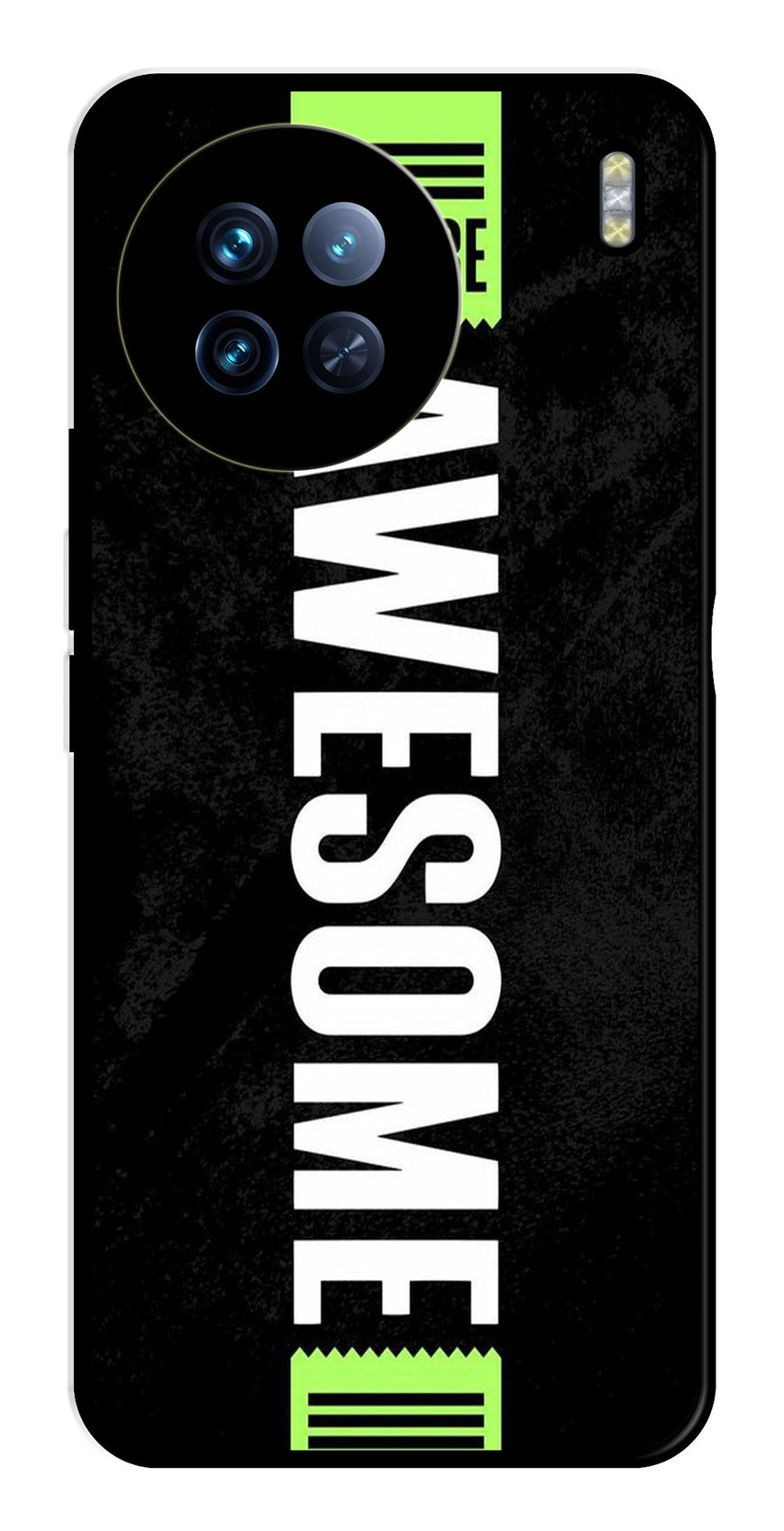 Awesome Metal Mobile Case for Vivo X90 Pro   (Design No -33)