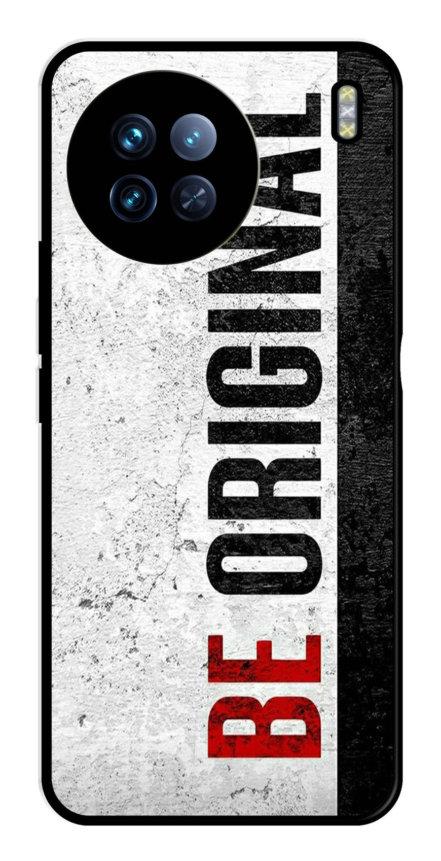 Be Original Metal Mobile Case for Vivo X90 Pro   (Design No -38)