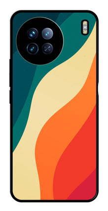 Muted Rainbow Metal Mobile Case for Vivo X90
