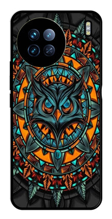 Owl Pattern Metal Mobile Case for Vivo X90