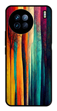 Modern Art Colorful Metal Mobile Case for Vivo X90 Pro