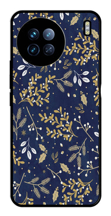 Floral Pattern  Metal Mobile Case for Vivo X90