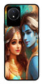 Lord Radha Krishna Metal Mobile Case for Vivo Y02   (Design No -01)