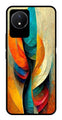 Modern Art Metal Mobile Case for Vivo Y02   (Design No -11)