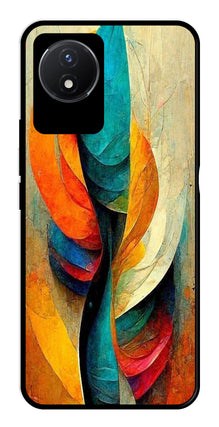 Modern Art Metal Mobile Case for Vivo Y02