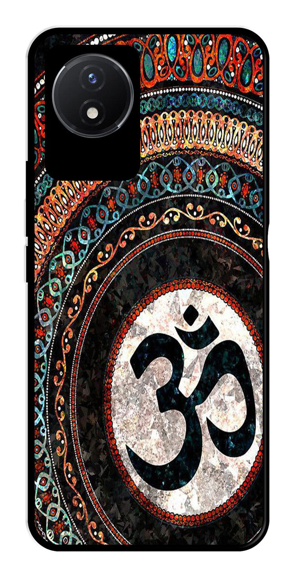 Oum Design Metal Mobile Case for Vivo Y02   (Design No -15)