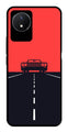 Car Lover Metal Mobile Case for Vivo Y02   (Design No -21)