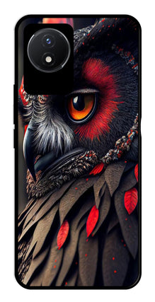 Owl Design Metal Mobile Case for Vivo Y02