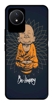 Be Happy Metal Mobile Case for Vivo Y02