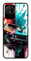 Vintage Car Metal Mobile Case for Vivo Y02   (Design No -29)