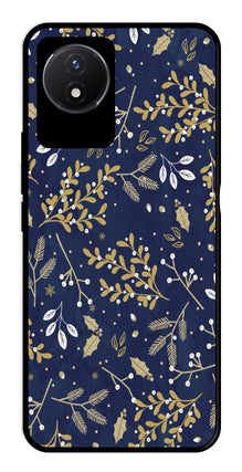Floral Pattern  Metal Mobile Case for Vivo Y02