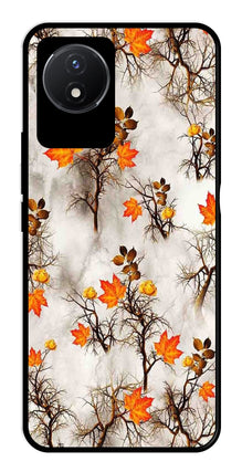 Autumn leaves Metal Mobile Case for Vivo Y02