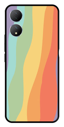 Muted Rainbow Metal Mobile Case for Vivo Y100