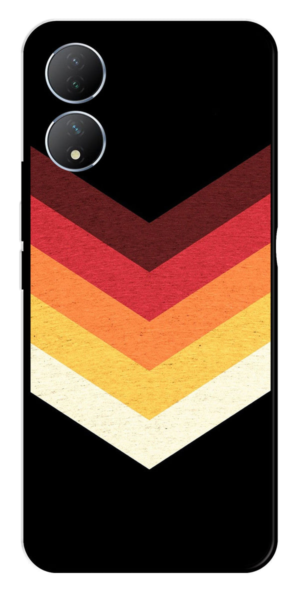 MultiColor Arrow Metal Mobile Case for Vivo Y100   (Design No -04)