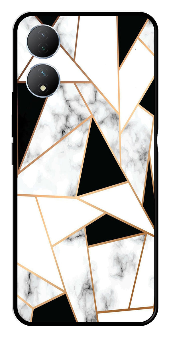 Marble Design2 Metal Mobile Case for Vivo Y100   (Design No -08)