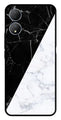 Black White Marble Design Metal Mobile Case for Vivo Y100   (Design No -09)