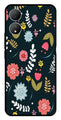 Floral Pattern2 Metal Mobile Case for Vivo Y100   (Design No -12)