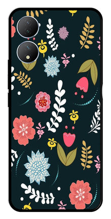 Floral Pattern2 Metal Mobile Case for Vivo Y100