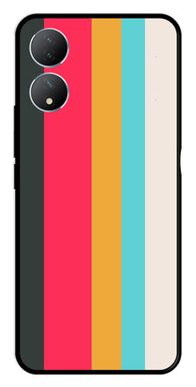 Muted Rainbow Metal Mobile Case for Vivo Y100