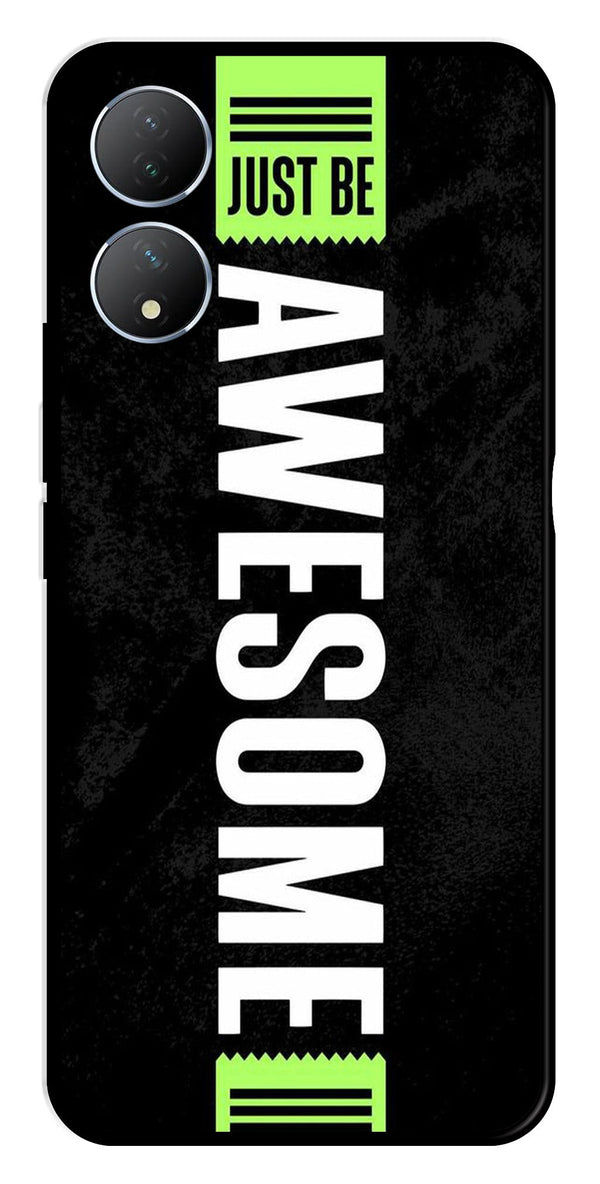 Awesome Metal Mobile Case for Vivo Y100   (Design No -33)