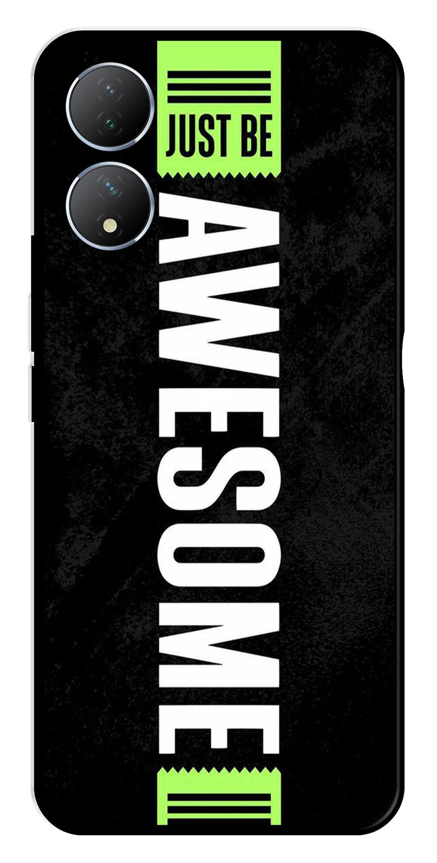 Awesome Metal Mobile Case for Vivo Y100   (Design No -33)