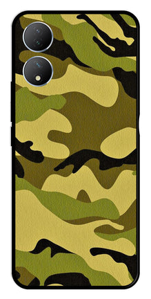 Army Pattern Metal Mobile Case for Vivo Y100