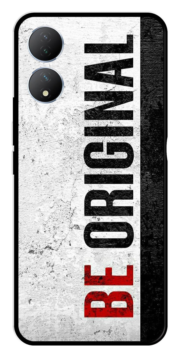 Be Original Metal Mobile Case for Vivo Y100   (Design No -38)