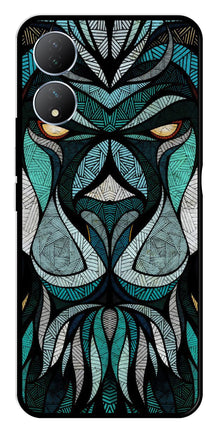 Lion Pattern Metal Mobile Case for Vivo Y100