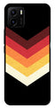 MultiColor Arrow Metal Mobile Case for Vivo Y15s   (Design No -04)