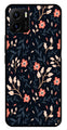 Floral Pattern Metal Mobile Case for Vivo Y15s   (Design No -10)