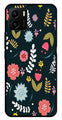 Floral Pattern2 Metal Mobile Case for Vivo Y10   (Design No -12)