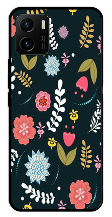 Floral Pattern2 Metal Mobile Case for Vivo Y10